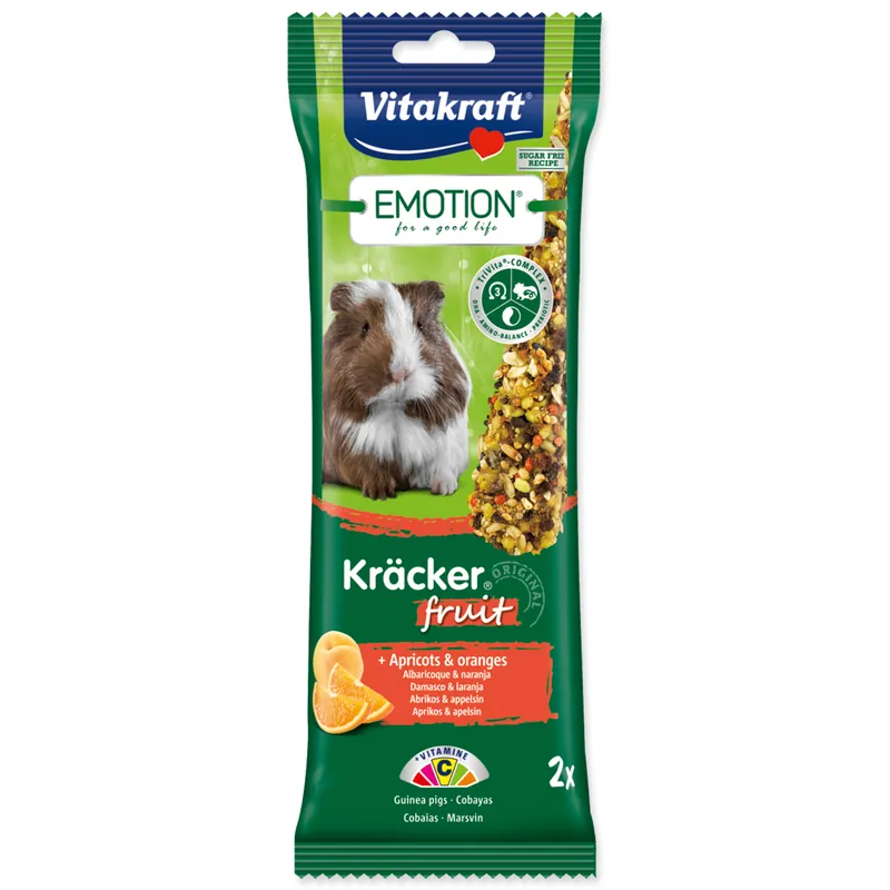 Dokud Zásoby Vydrží Tyčinky VITAKRAFT Emotion kracker morče ovocné 112g