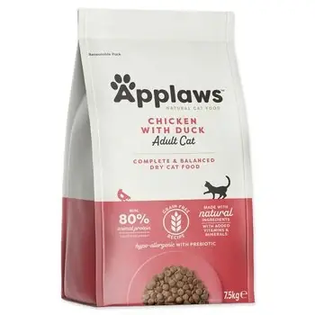APPLAWS Dry Cat Chicken with Duck 7,5kg Nejprodávanější
