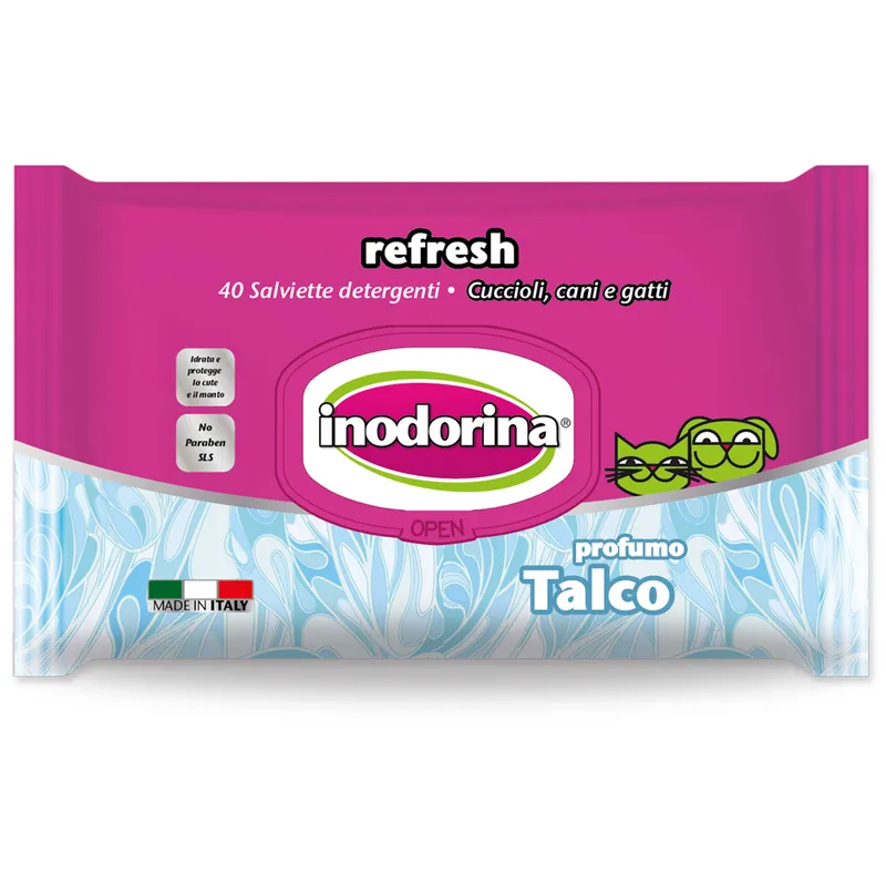 Ubrousky INODORINA Baby Powder 40ks Odeslání Ihned