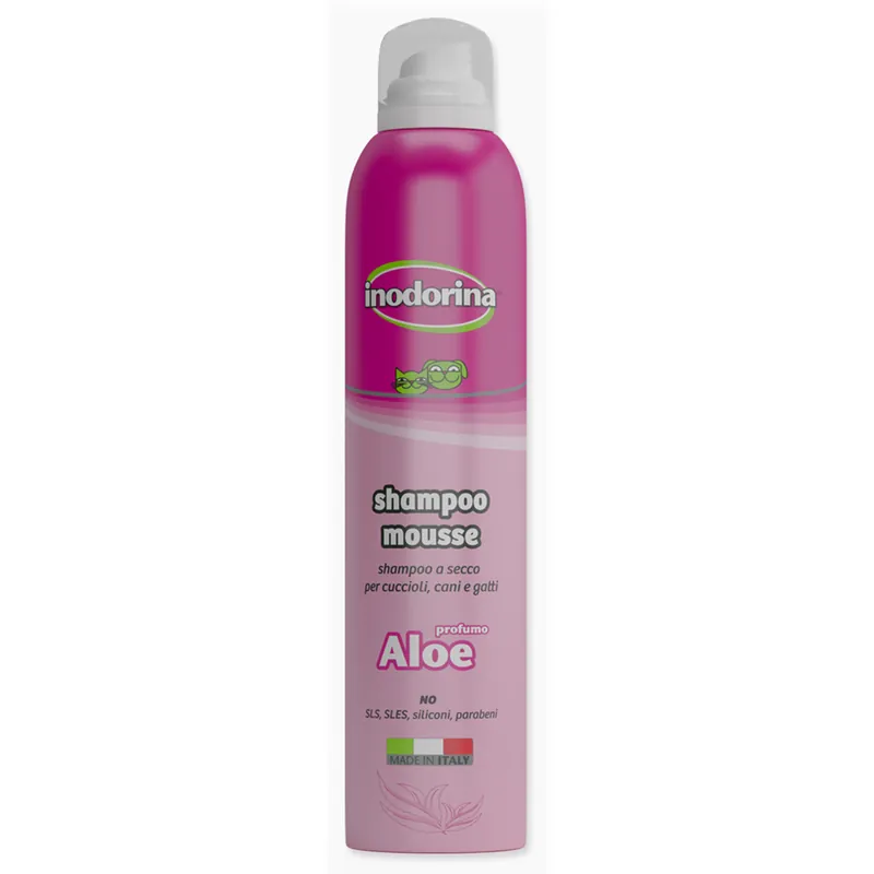 Šampon INODORINA suchá pěna Aloe Vera Sezónní Sleva