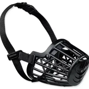 Akční Nabídka Náhubek TRIXIE plastový černý L-XL 35cm