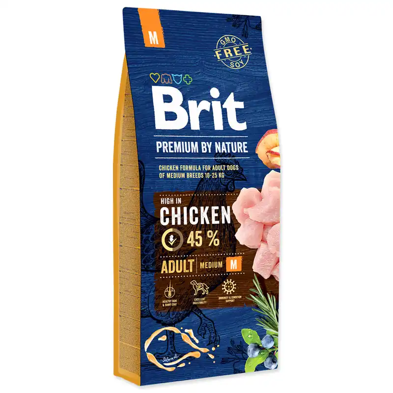 BRIT Premium by Nature Adult M 15kg Cenově Výhodný