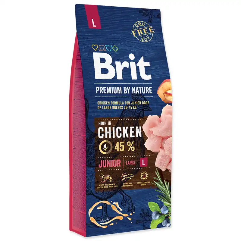 BRIT Premium by Nature Junior L 15kg Výhodná Nabídka