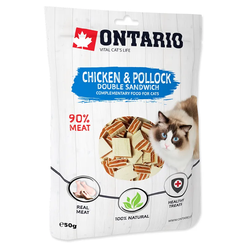 Akční Nabídka ONTARIO Chicken and Pollock Double Sandwich 50g