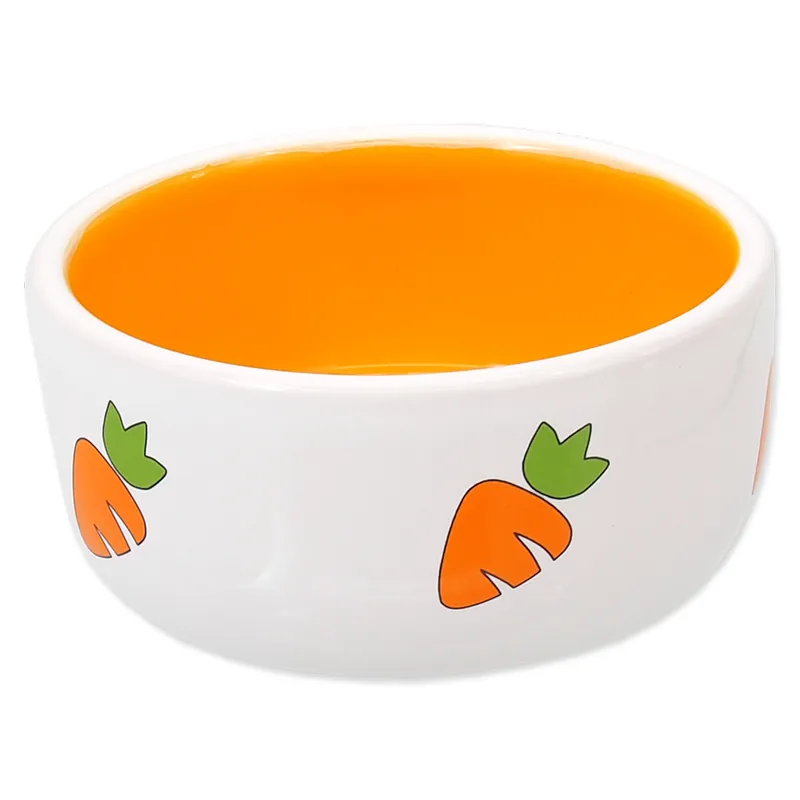 Akční Nabídka Miska SMALL ANIMALS keramická pro králíky bílo-žlutá 11,5 cm