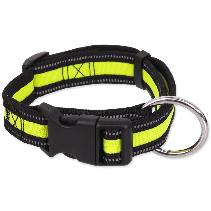 Výprodej Obojek DOG FANTASY Neoprene limetka S