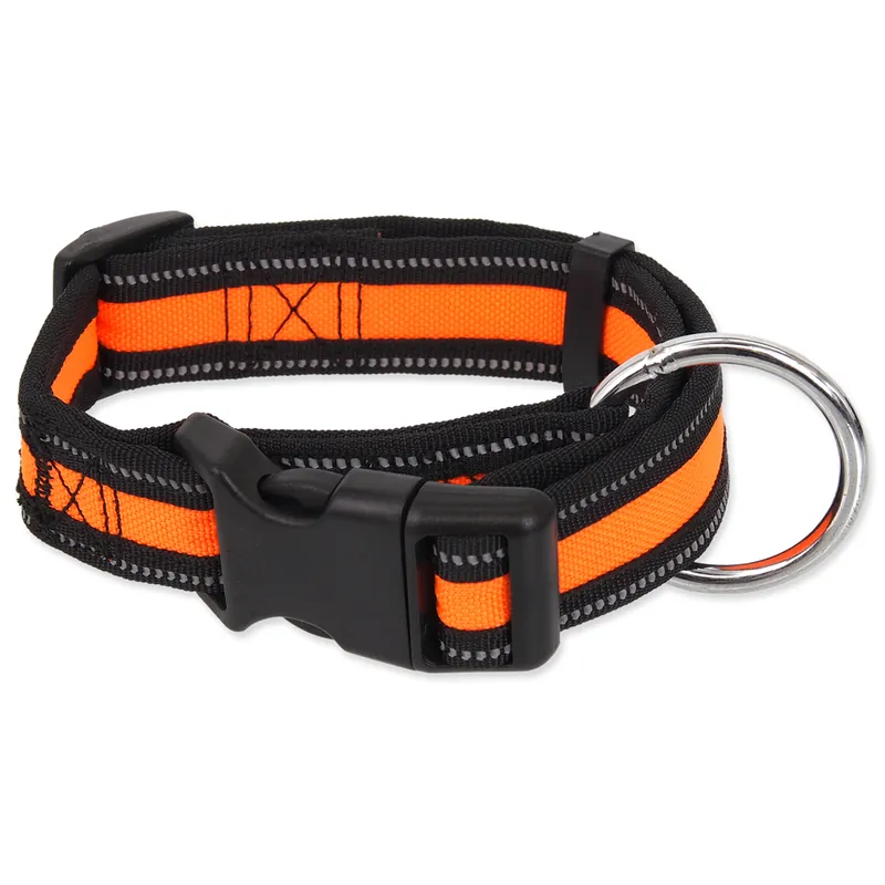 Top Prodej Obojek DOG FANTASY Neoprene oranžový M