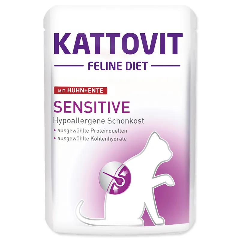Kapsička KATTOVIT Sensitive kachna 85g Vysoce Kvalitní