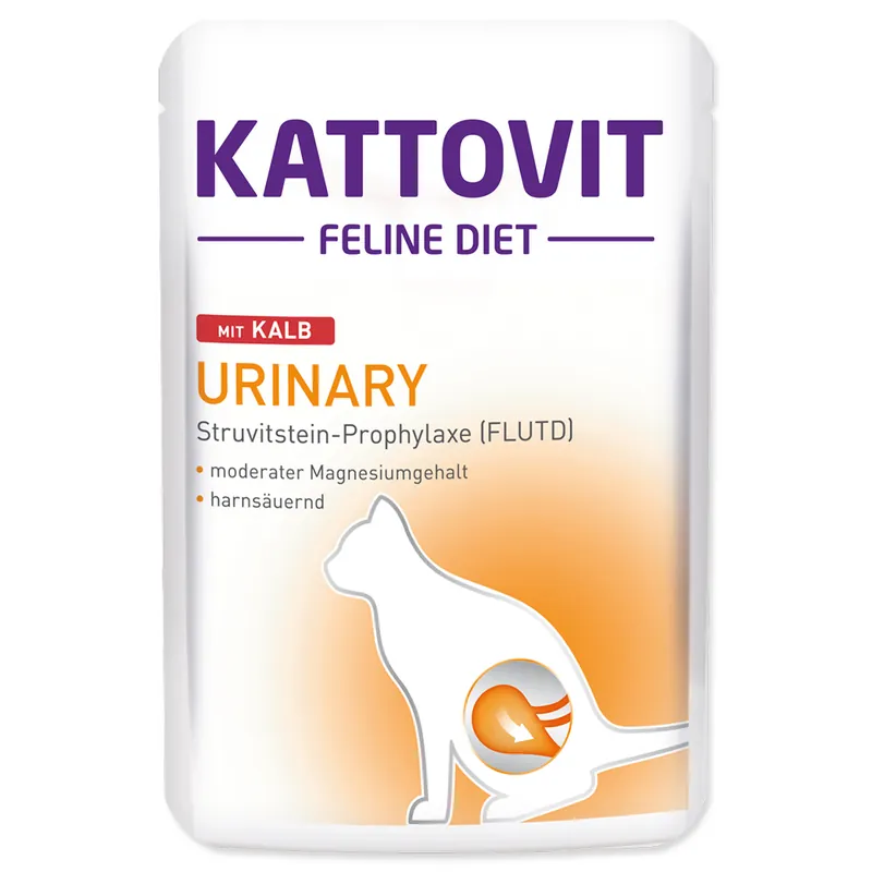 Kapsička KATTOVIT Urinary Kalb telecí 85g Výprodej