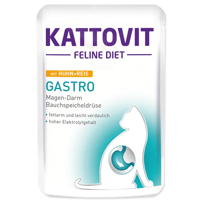 Kapsička KATTOVIT Gastro kuře / rýže 85g Objednat Nyní
