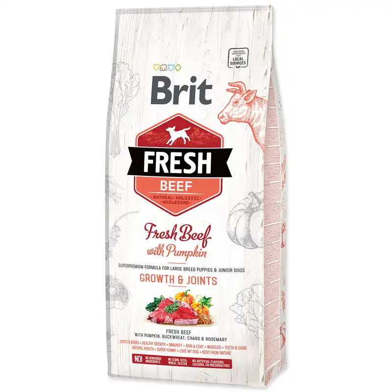 BRIT Fresh Beef with Pumpkin Puppy Large 12kg Časově Omezené