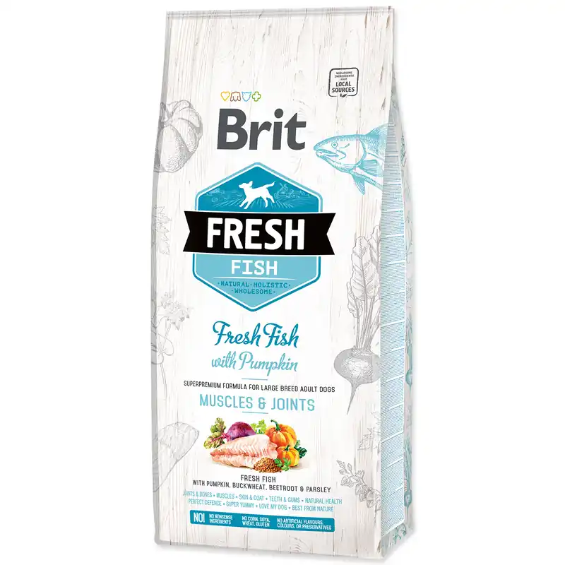 BRIT Fresh Fish with Pumpkin Adult Large 12kg Expresní Doručení