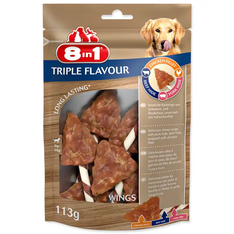 Víkendová Akce Křidýlko žvýkací 8in1 Triple Flavour 6ks