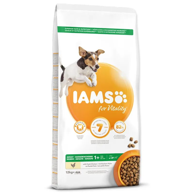 Kup Teď IAMS Dog Adult Small & Medium Chicken 12kg