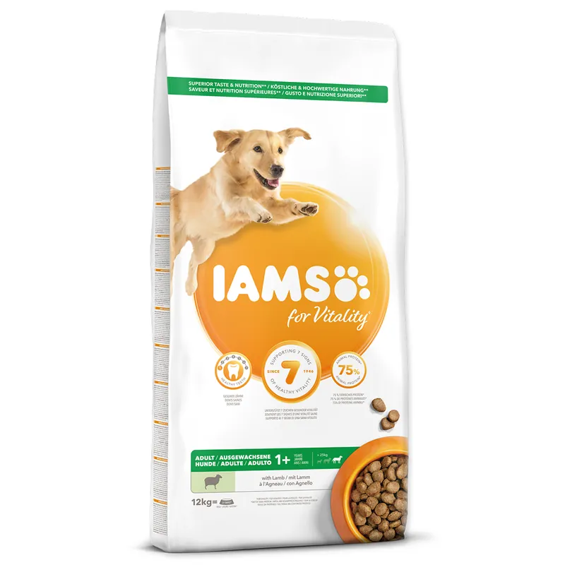 IAMS Dog Adult Large Lamb 12kg Jen Po Omezenou Doba