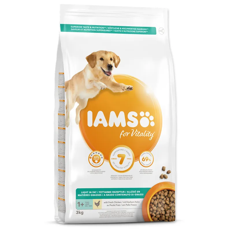 IAMS Dog Adult Weight Control Chicken 3kg Akční Nabídka