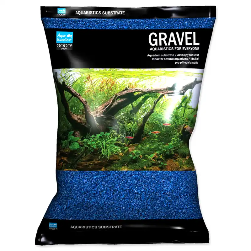 Nejprodávanější Písek AQUA EXCELLENT 1,6-2,2 mm modrý 3kg
