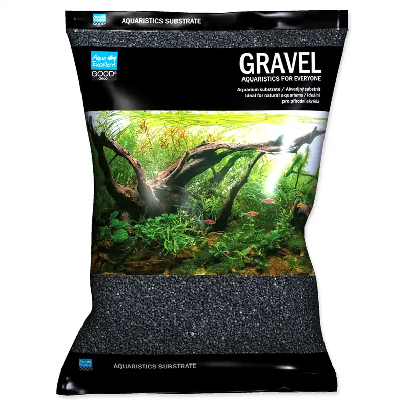 Písek AQUA EXCELLENT 1,6-2,2 mm černý 3kg Nejlepší Cena