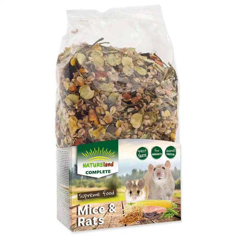 Akční Nabídka Krmivo NATURE LAND Complete pro myši a potkany 700g