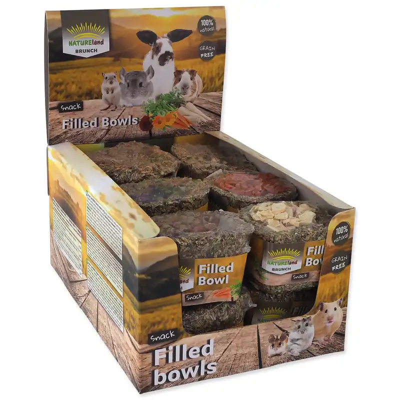 Akce Displej NATURE LAND Brunch Chutné košíčky 12x75g