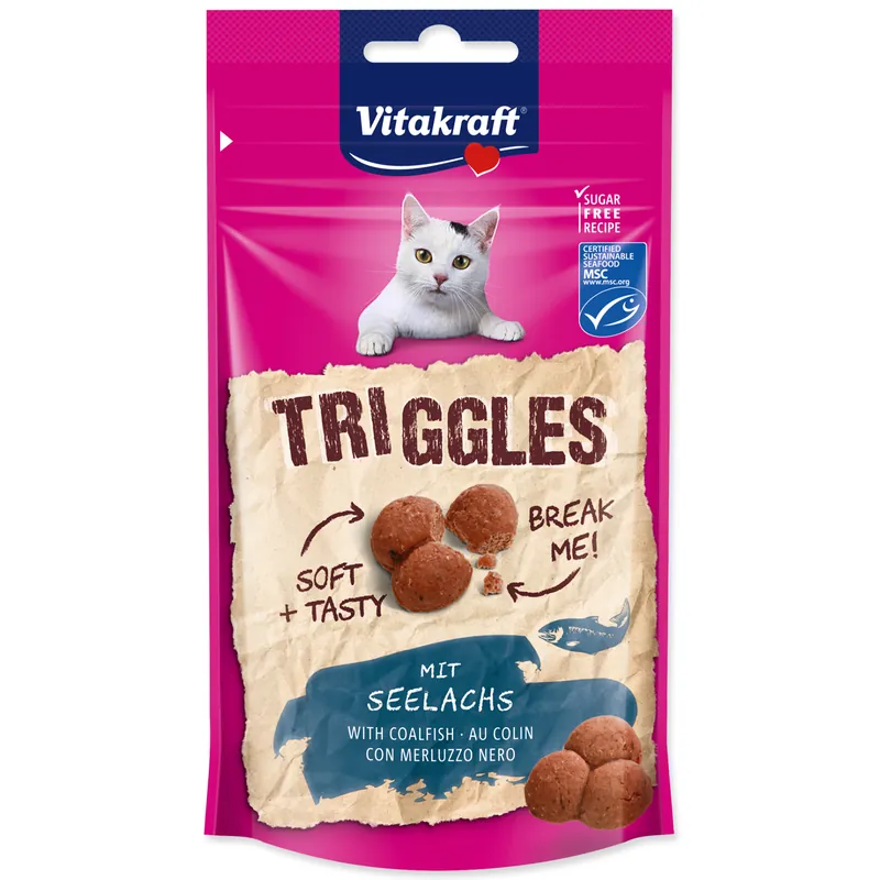 VITAKRAFT Triggles rybí 40g Sezónní Sleva