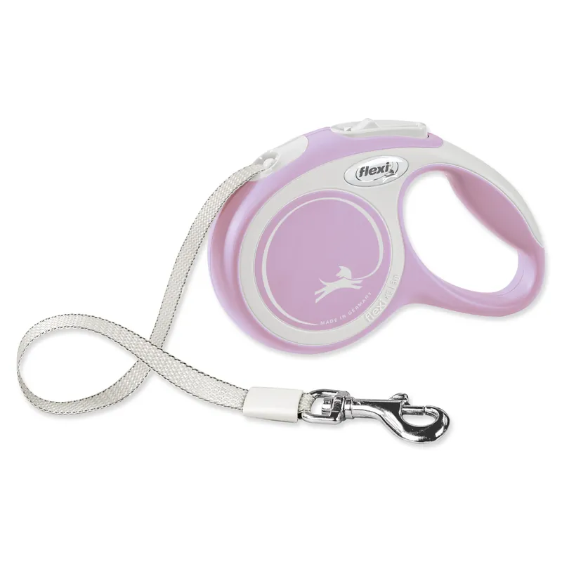 Značkový Vodítko FLEXI New Comfort páska růžové M - 5 m