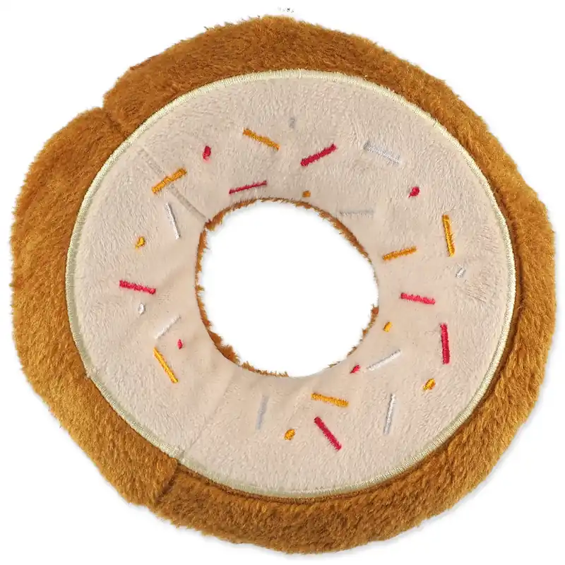 Hračka DOG FANTASY donut bílý 19 cm Nízká Cena