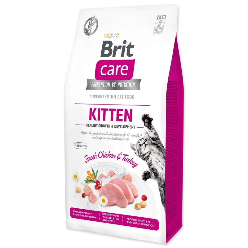 Akční Cena BRIT Care Cat Grain-Free Kitten Healthy Growth & Development 7kg