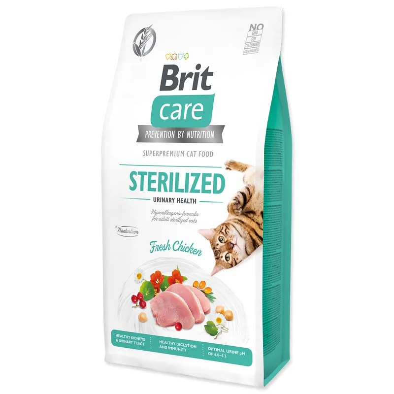 BRIT Care Cat Grain-Free Sterilized Urinary Health 7kg Výprodej