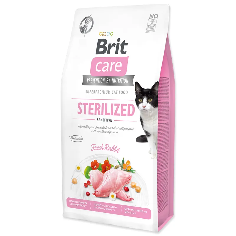BRIT Care Cat Grain-Free Sterilized Sensitive 7kg Top Prodej
