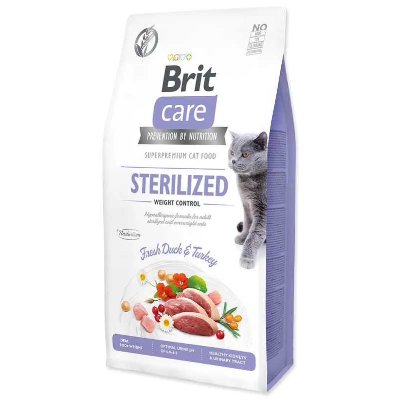 BRIT Care Cat Grain-Free Sterilized Weight Control 7kg Zlevněný