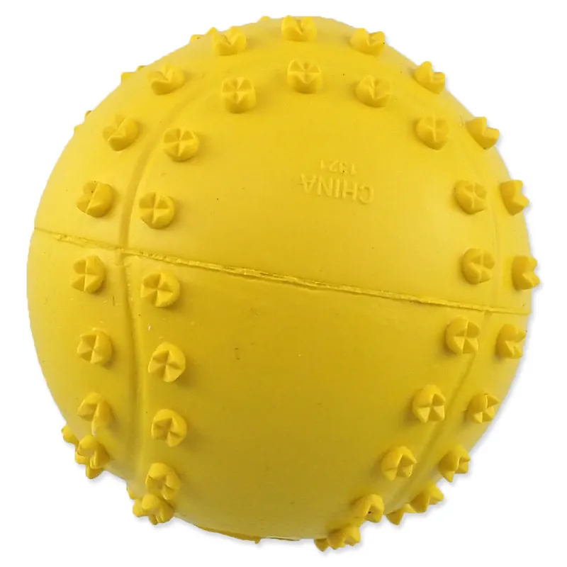 Vrácení Zdarma Míček DOG FANTASY tenis s bodlinami pískací mix barev 6cm