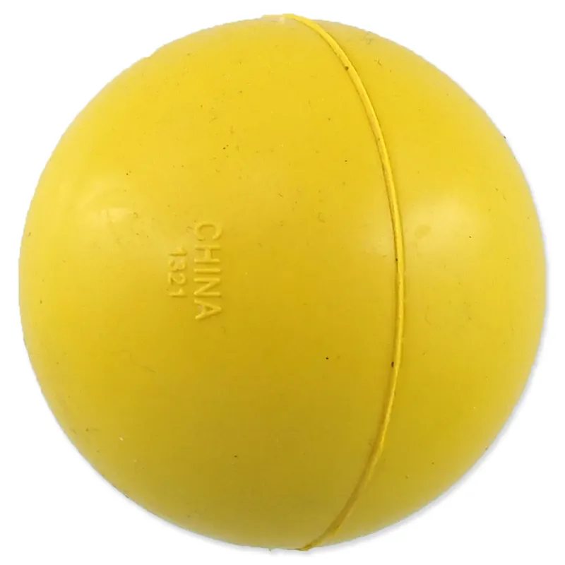 Akce Míček DOG FANTASY tvrdý žlutý 6cm
