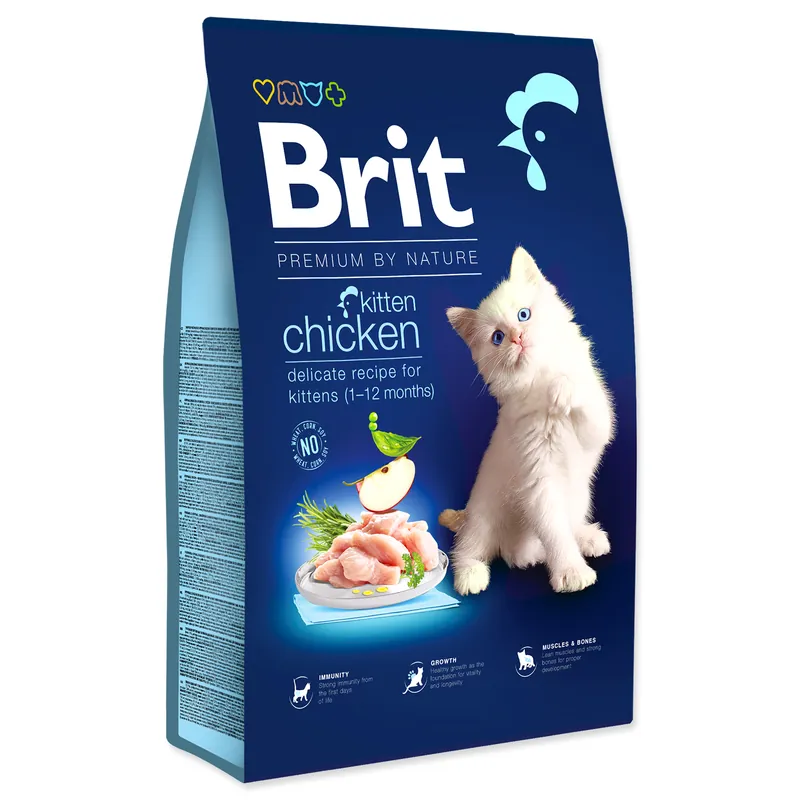 BRIT Premium by Nature Cat Kitten Chicken 8kg Horká Nabídka