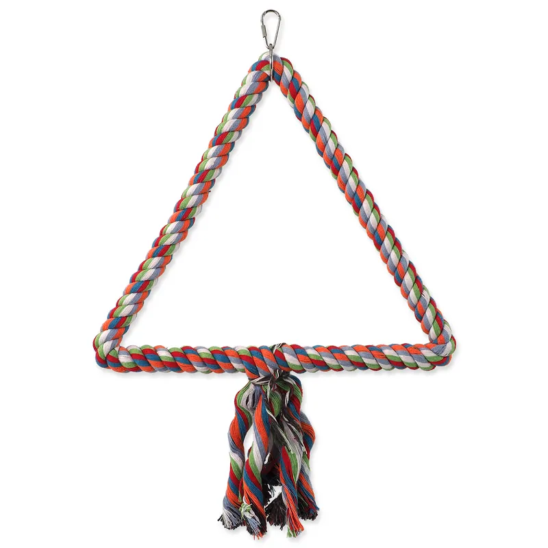 Houpačka BIRD JEWEL barevná s provazy 40cm Omezená Nabídka