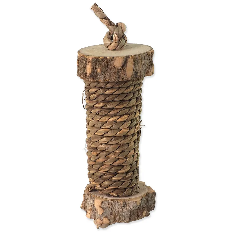 Odeslání Ihned Hračka SMALL ANIMALS dřevěný válec opletený 18cm
