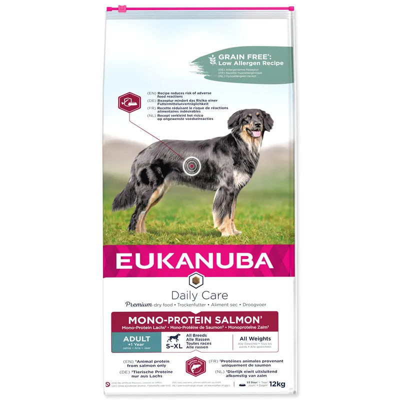 Eukanuba Adult Mono Protein Salmon 2,3kg Omezená Nabídka