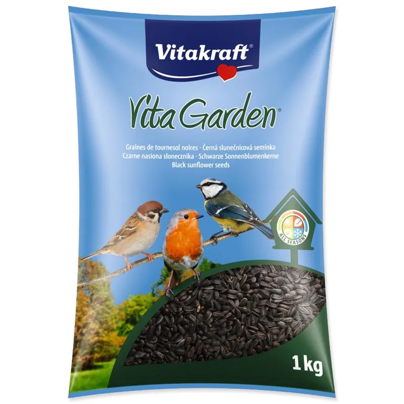 Expresní Doručení Krmivo VITAKRAFT Vita Garden slunečnice černá 1kg