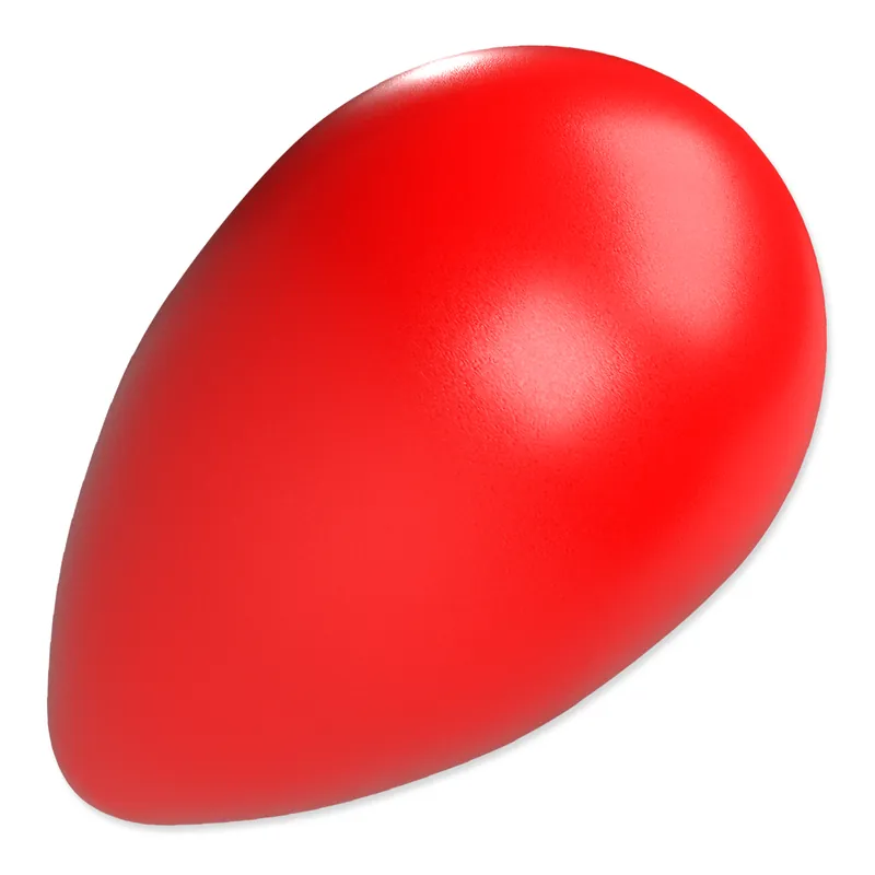Značkový Hračka DOG FANTASY Eggy ball tvar vejce červená 16 x 26cm