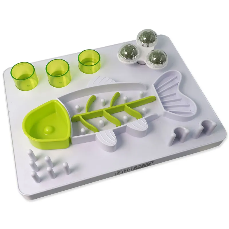 Cenový Hit Interaktivní hračka Epic Pet Think & Eat pro kočky 30cm
