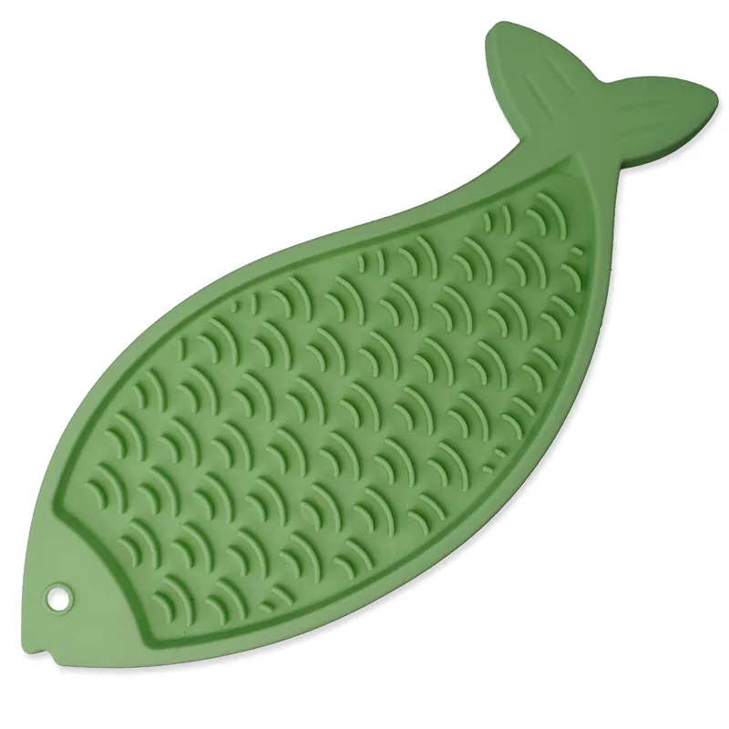 Akční Nabídka Lízací podložka Epic Pet Lick&Snack ryba pastelová zelená