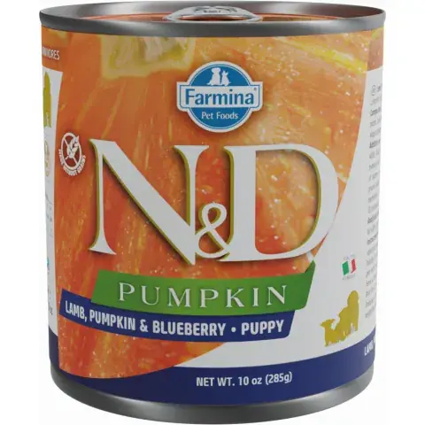 Aktuální Konzerva N&D Pumpkin Dog Lamb&Blueberry 285g
