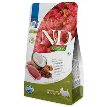 Aktuální N&D Dog Quinoa Adult Mini Skin & Coat Duck & Coconut 0,8kg