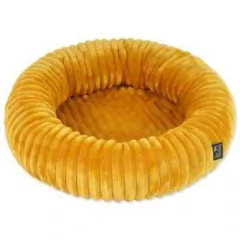 Aktuální Pelech Dog Fantasy Stripe kulatý hořčicový 70cm