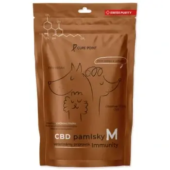 Značkový CBD pamlsky CurePoint Immunity M 100g