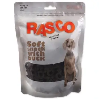Výhodná Nabídka Pochoutka Rasco měkký pamlsek s kachním 3cm 400g