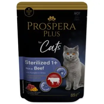 Kapsička Prospera Plus Sterilized 1+, Beef, Pumpkins 85g Dokud Zásoby Vydrží