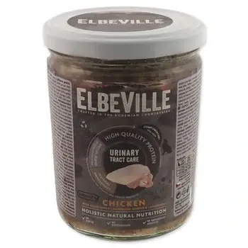 Sklenice Elbeville Dog Urinary Tract Care, kuřecí s přidanou petrželí, pampeliškou, 440ml Vrácení Zdarma