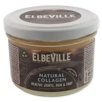 Vrácení Zdarma Sklenice Elbeville Dog Healthy Joints, Skin & Coat, Natural Collagen 220ml