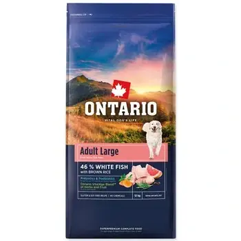 Akční Nabídka Ontario Adult Large Fish & Brown Rice 12kg